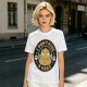 Owl giving middle finger funny graphic olive green t-shirt