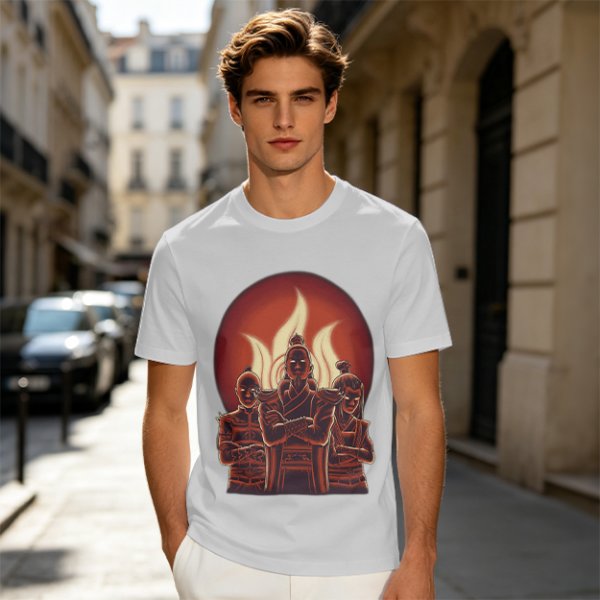 Avatar Fire Nation Characters Graphic Tee
