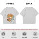 Olive T-Shirt With Cartoon Chicken Nuggets Box Print