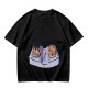 Olive Green T-Shirt With Cookie DJ Mixer Graphic Print