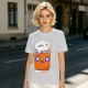 Olive T-Shirt With Cute Kawaii Beer Mug Graphic