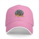 Black baseball cap with raccoon graphic and 'Eat Trash' text