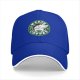 Black baseball cap with I Love Cats & Coffee graphic print