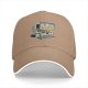 Black baseball cap with retro computer 'just another kind of day' print