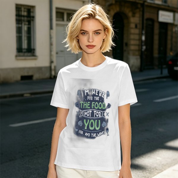 Olive graphic t-shirt with funny food and wine quote design
