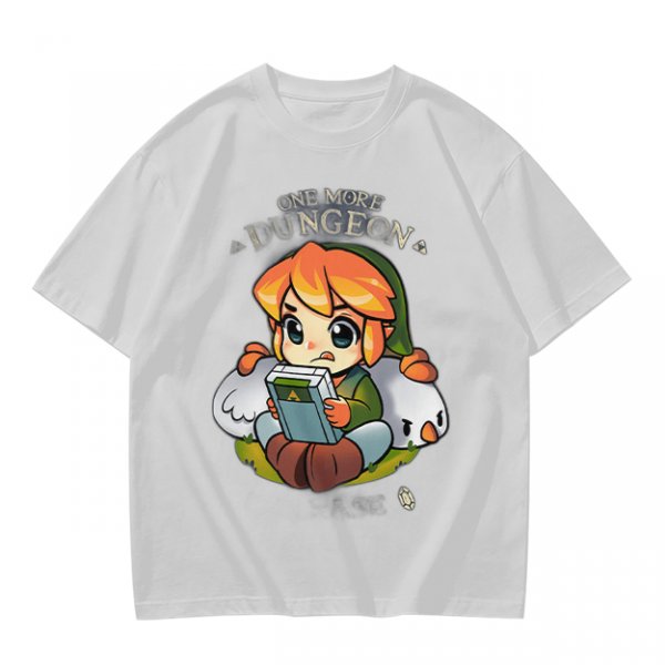 One More Dungeon Chibi Gamer T-Shirt With Zelda Character Art