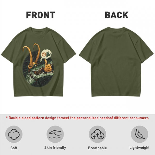 Alligator Loki Thumbs Up Graphic Tee
