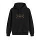 Black hoodie with 'Please Slow Down I'm From The 1900s' graphic