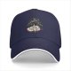 Black baseball cap with Ghostface 'Talk Spooky To Me' horror print