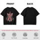 Olive Green T-Shirt With Starfish Monster Rock Hand Print