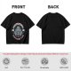 Olive Graphic T-Shirt with Shitstorm Survivors Club Cartoon Print