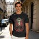 One Piece Luffy Graphic Print Olive T-Shirt