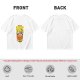 Olive green graphic t-shirt with dumpling pun and steamer illustration