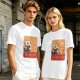 Olive Green T-Shirt with King from The Owl House Titan Noir Print