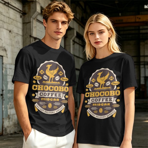 Chocobo Coffee Midgar Fastest Delivery Service T-Shirt