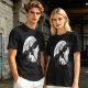 Olive T-Shirt Featuring Night Fury Dragon Flying In Front Of Full Moon
