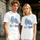 Olive T-Shirt with Sleeping Skeleton in Pajamas 'Dead Tired' Print