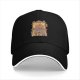 Black Baseball Cap With Cute Gyoza Restaurant Illustration