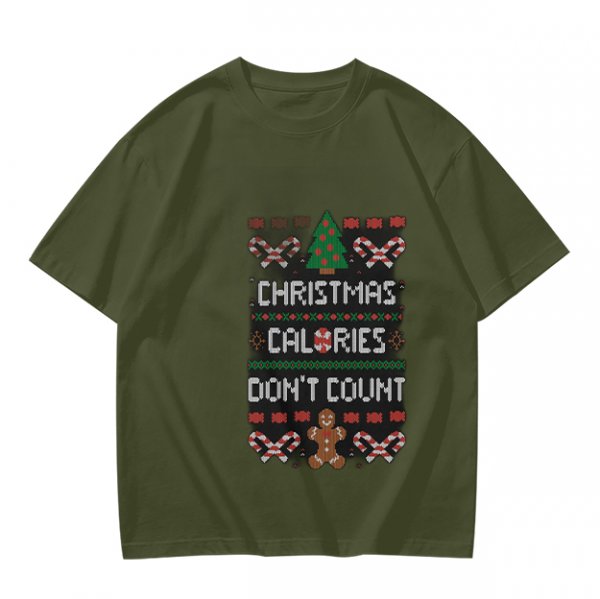 Christmas Calories Don't Count Ugly Christmas T-Shirt