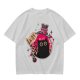 Olive T-shirt with a potion bottle holding a black cat that says don't open evil inside do it