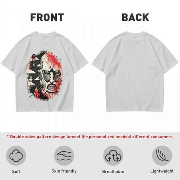 Attack on Titan Colossal Titan Graphic Olive T-Shirt