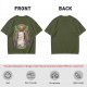 King Moogle Graphic Olive Green T-Shirt