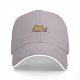 Black Baseball Cap With Cute Tabby Cat Grooming Print