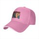 Black Baseball Cap With Screaming Pizza Slice Art Print