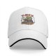 Black baseball cap with T-Rex sushi chef graphic and RAWR text