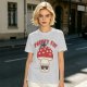 Olive green graphic t-shirt with 'Pretty Fly' and cool mushroom print