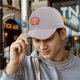 Black baseball cap with 'Support Your Local Lion' cat graphic