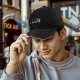 Black Baseball Cap With Studio Ghibli Character Silhouette Print