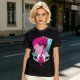 Olive T-shirt with Hisoka Anime Character and Ace of Hearts Print