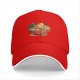Black Baseball Cap With Cute Ramen Bowl Graphic Design