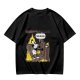 Olive T-Shirt With Steamboat Willie This Is Fine Burning Ship Art