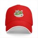 Black Baseball Cap With Super Mario Themed Ramen Artwork