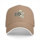 Black Baseball Cap With Live Laugh Love Skull Graphic