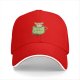 Black baseball cap with chihuahua in teacup graphic design