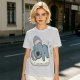 Olive T-Shirt with Sleeping Koala Nap Graphic