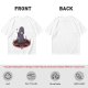 Olive T-Shirt With Purple Demon Cat On Pentagram And Candles