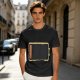Olive Green T-Shirt With Distressed Retro TV Graphic Print