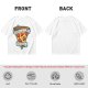 Olive T-Shirt With Pizza Slice 'Trapped In A Love Triangle' Print