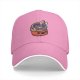 Black Baseball Cap With Halloween Pumpkin Ramen Bowl Graphic