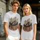 Olive Green Graphic T-Shirt with Burned Calories Print