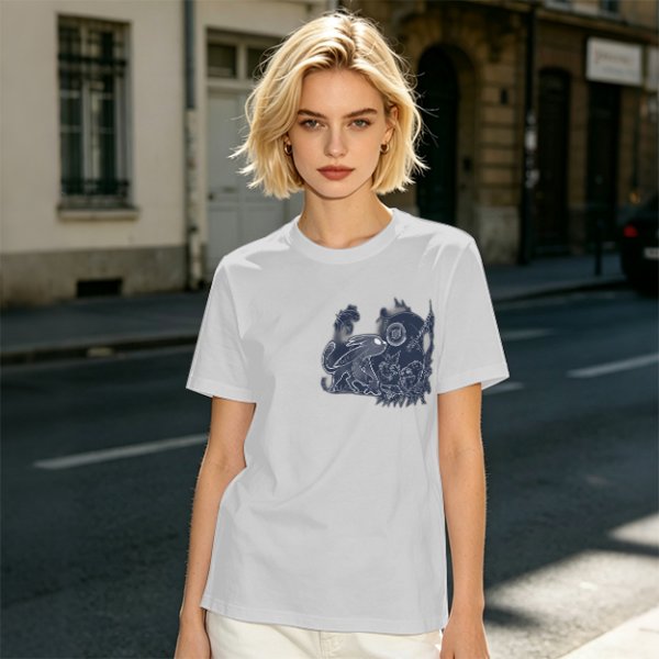 Ori and the Blind Forest Graphic Print Olive Green T-Shirt