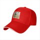 Black Baseball Cap with Howl's Moving Castle Scarecrow Stamp Art