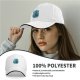 Black Baseball Cap With Turquoise Ancient Wise Man Face Art Print