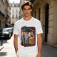 Olive graphic t-shirt with 'Sell Your Soul' kids stand print