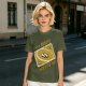 Olive Graphic Tee With 'F*** Around And Find Out' Uno Reverse Card Print