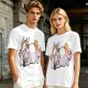 Olive T-shirt with Bored Unicorn Graphic Print